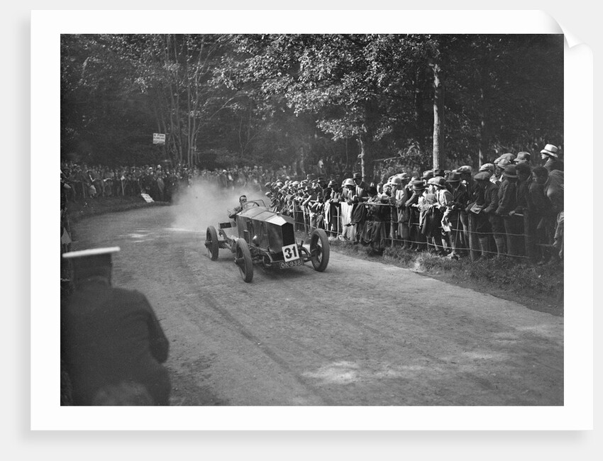 Lanchester 40-50 hp of AJW Millership at the MAC Shelsley Walsh Hillclimb, Worcestershire, 1923 by Bill Brunell