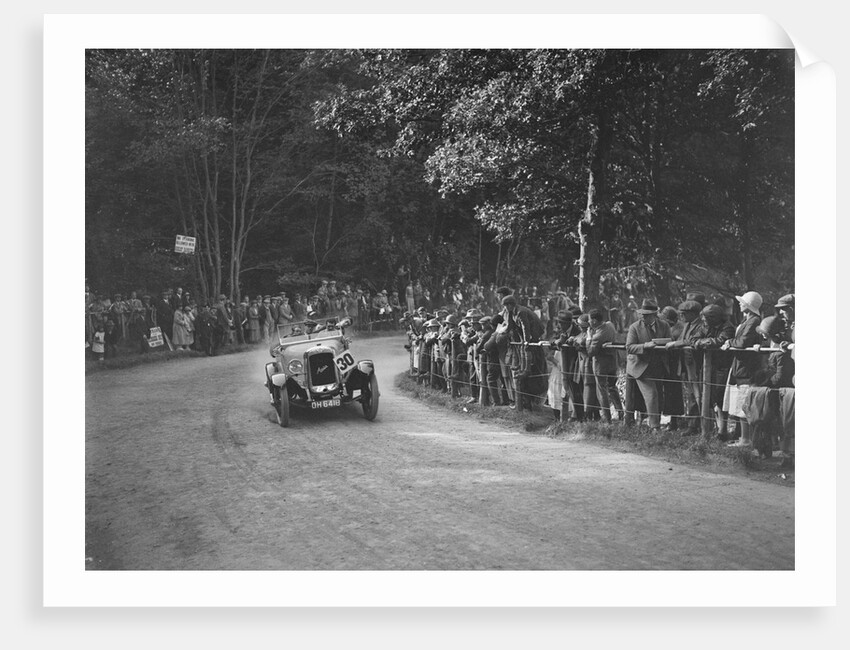Austin Twenty open tourer of A Waite at the MAC Shelsley Walsh Hillclimb, Worcestershire, 1923 by Bill Brunell