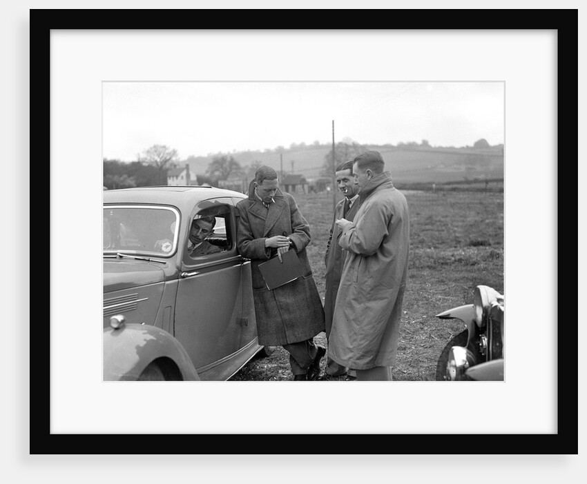 Standard Twelve at the Standard Car Owners Club Southern Counties Trial, 1938 by Bill Brunell