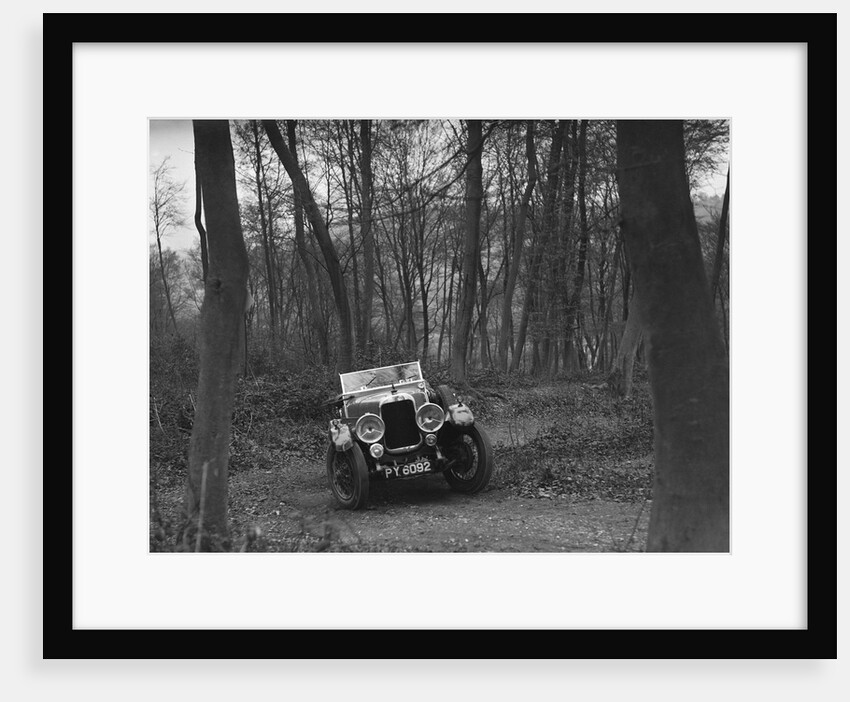 Alvis 12/50 at the Standard Car Owners Club Southern Counties Trial, Hale Wood, Chilterns, 1938 by Bill Brunell