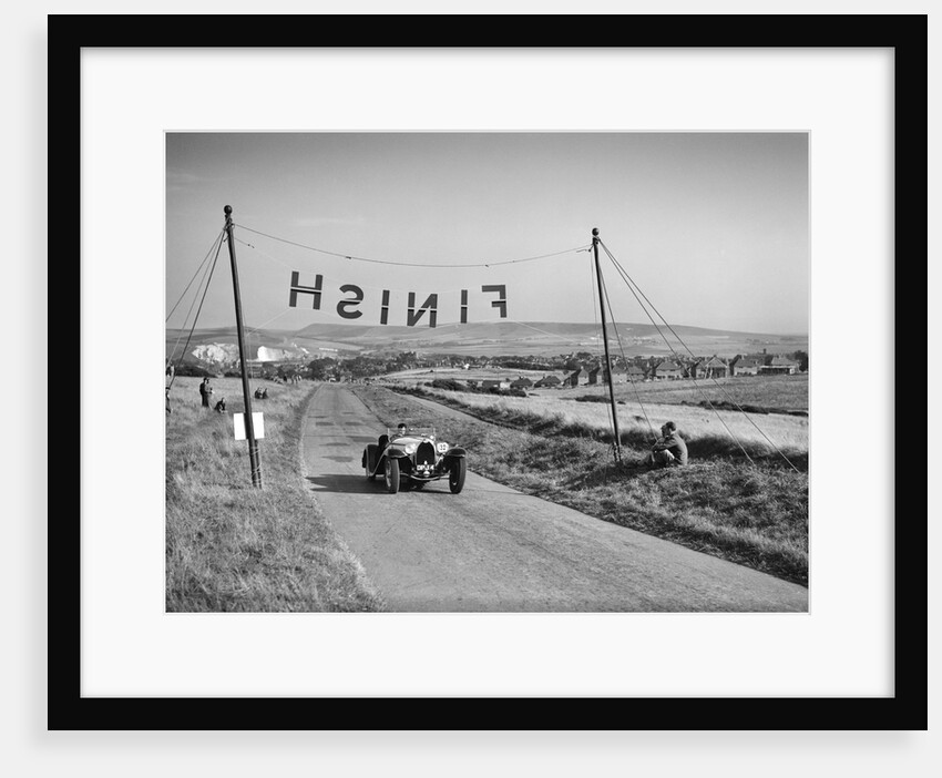 Bugatti Type 55 of CI Craig competing at the Bugatti Owners Club Lewes Speed Trials, Sussex, 1937 by Bill Brunell