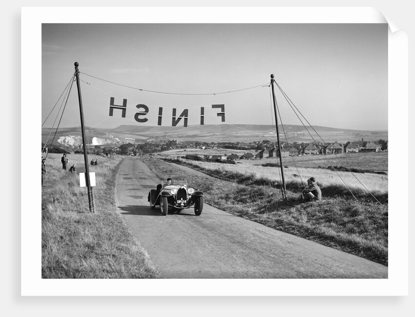 Bugatti Type 55 of CI Craig competing at the Bugatti Owners Club Lewes Speed Trials, Sussex, 1937 by Bill Brunell