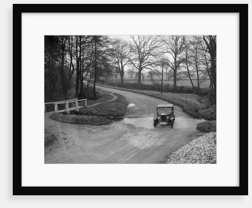 Riley 9 of HC Holm competing in the Ilkley & District Motor Club Trial, Yorkshire, 1930s by Bill Brunell