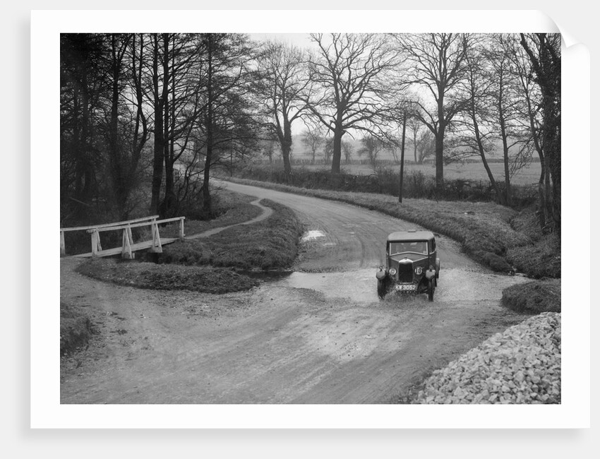 Riley 9 of HC Holm competing in the Ilkley & District Motor Club Trial, Yorkshire, 1930s by Bill Brunell
