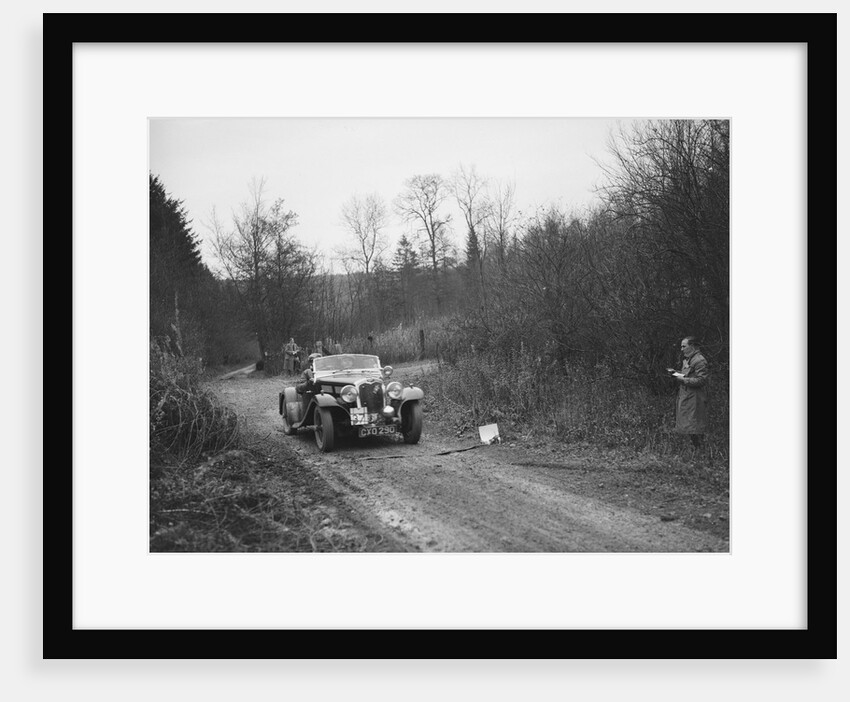 Triumph Gloria Southern Cross competing in the Great West Motor Club Thatcher Trophy, 1938 by Bill Brunell