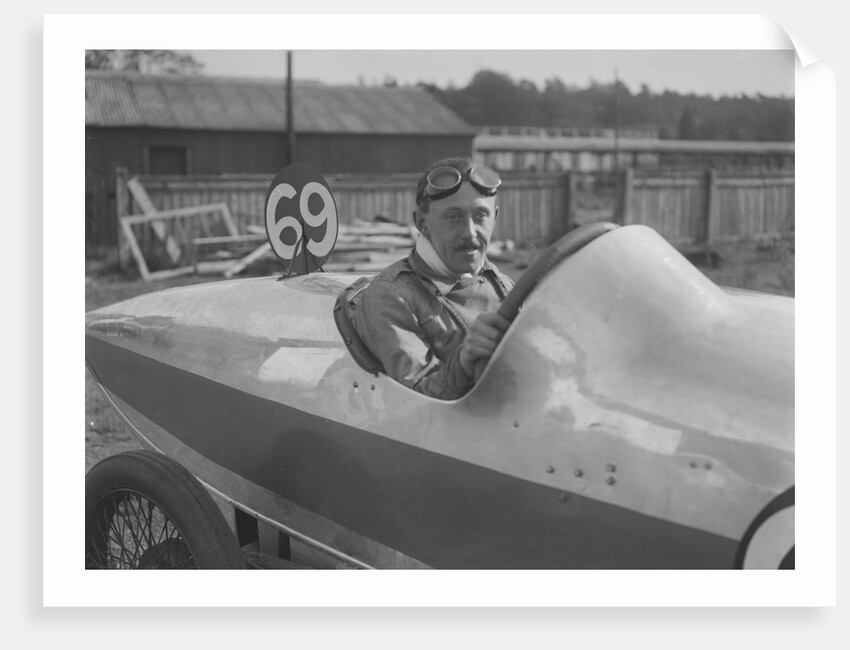GC Stead in his AC 5 at the JCC 200 Mile Race, Brooklands, Surrey, 1921 by Bill Brunell