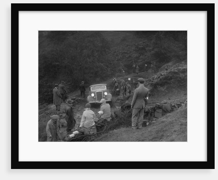 Ford V8 drop head coupe of GM Denton competing in the MCC Sporting Trial, 1935 by Bill Brunell