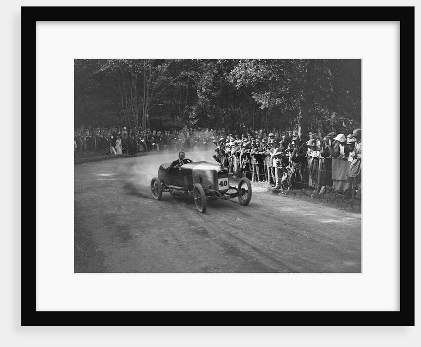 Unidentified open 4-seater competing in the MAC Shelsley Walsh Hillclimb, Worcestershire, 1923 by Bill Brunell
