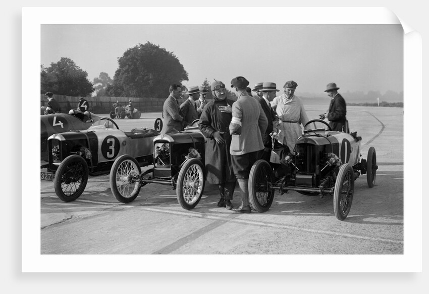 Salmson and two GNs, JCC 200 Mile Race, Brooklands, 1922 by Bill Brunell