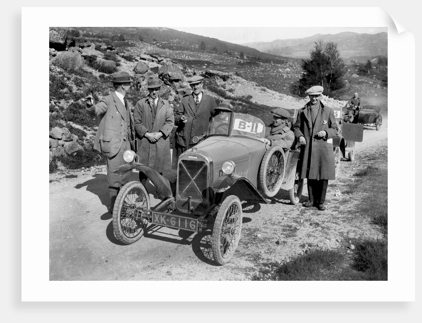 Salmson open sports 2-seater of Armand Bovier at the Scottish Light Car Trial, 1922 by Bill Brunell