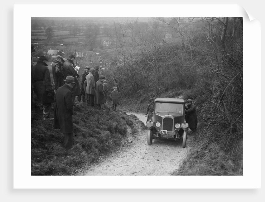 Swift of JF Smeaton competing in the MCC Exeter Trial, Ibberton Hill, Dorset, 1930 by Bill Brunell