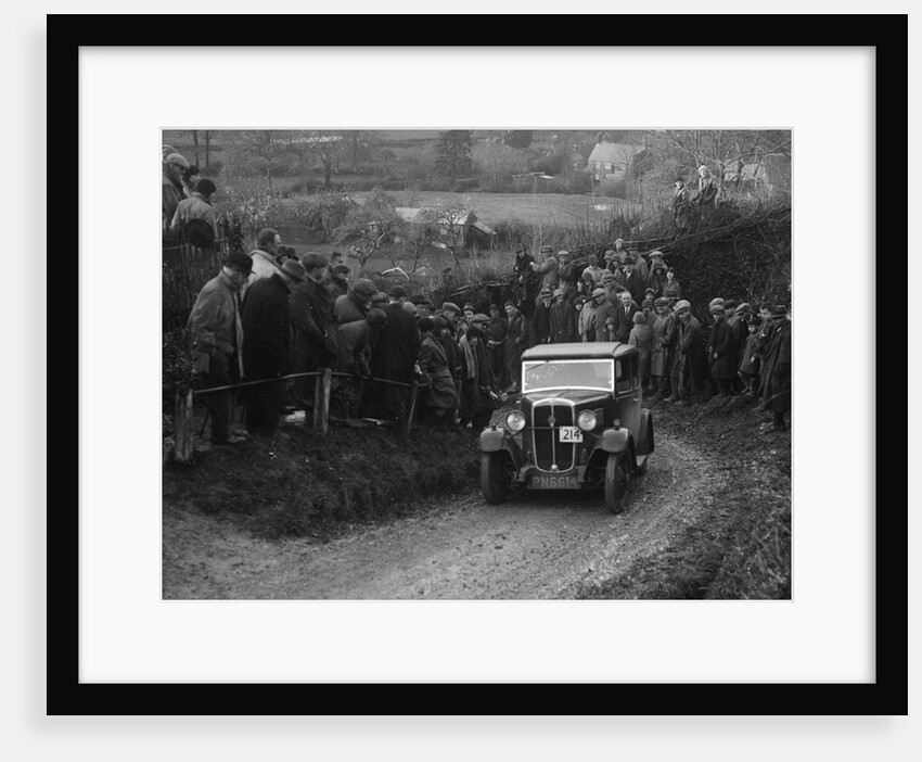 Standard of AV Spotiswoode competing in the MCC Exeter Trial, Ibberton Hill, Dorset, 1930 by Bill Brunell