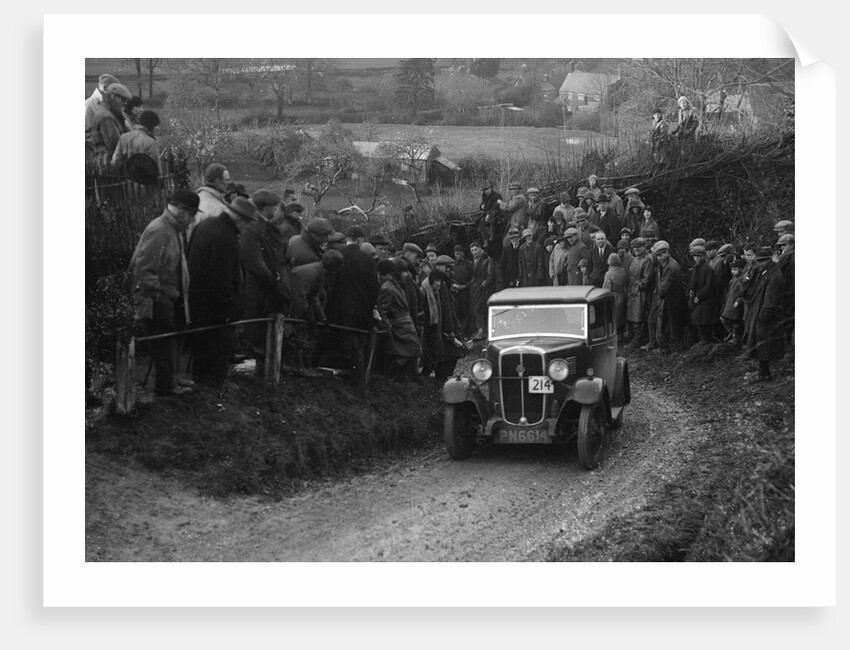 Standard of AV Spotiswoode competing in the MCC Exeter Trial, Ibberton Hill, Dorset, 1930 by Bill Brunell