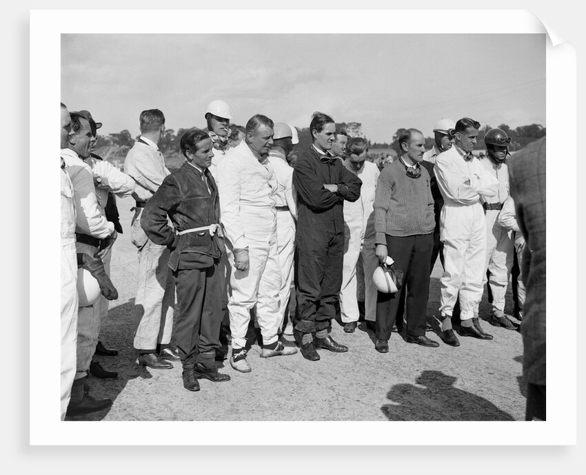 Drivers at the JCC 200 Mile Race, Brooklands, 1926 by Bill Brunell