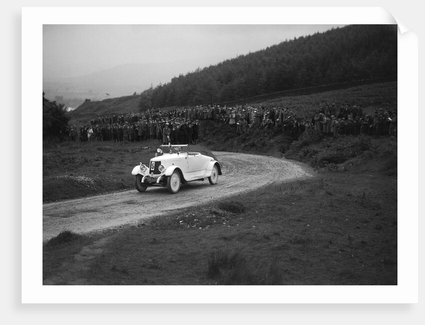 Armstrong-Siddeley open 2-seater competing in the Caerphilly Hillclimb, Wales, 1922 by Bill Brunell
