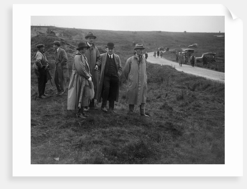 Sir William Graham and Alderman GF Fosdyke at the Caerphilly Hillclimb, Wales, 1922 by Bill Brunell