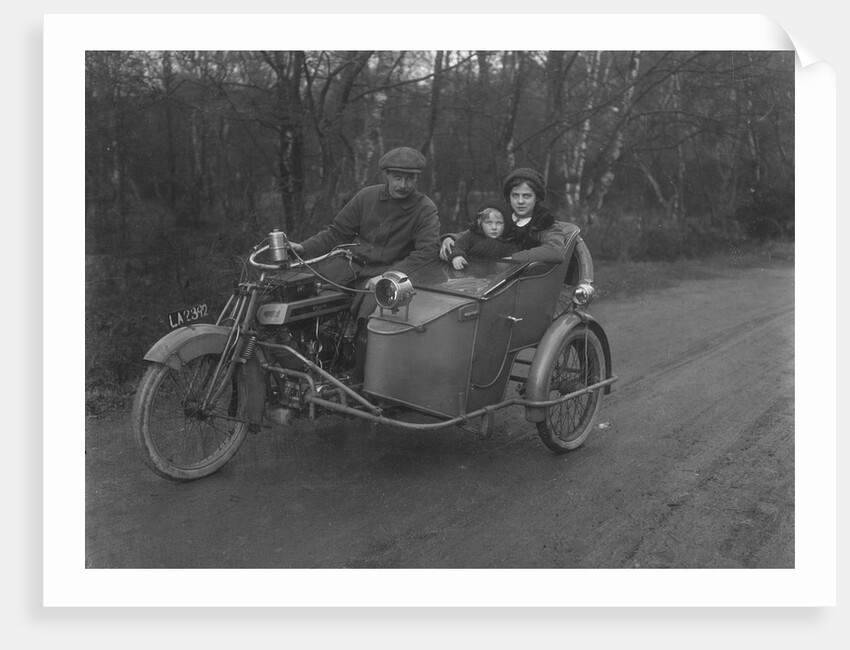 Clyno motorcycle and sidecar by Bill Brunell