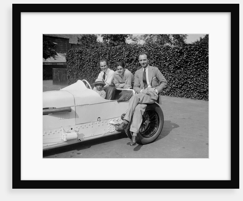 Raymond Mays with his Vauxhall-Villiers, c1930s by Bill Brunell