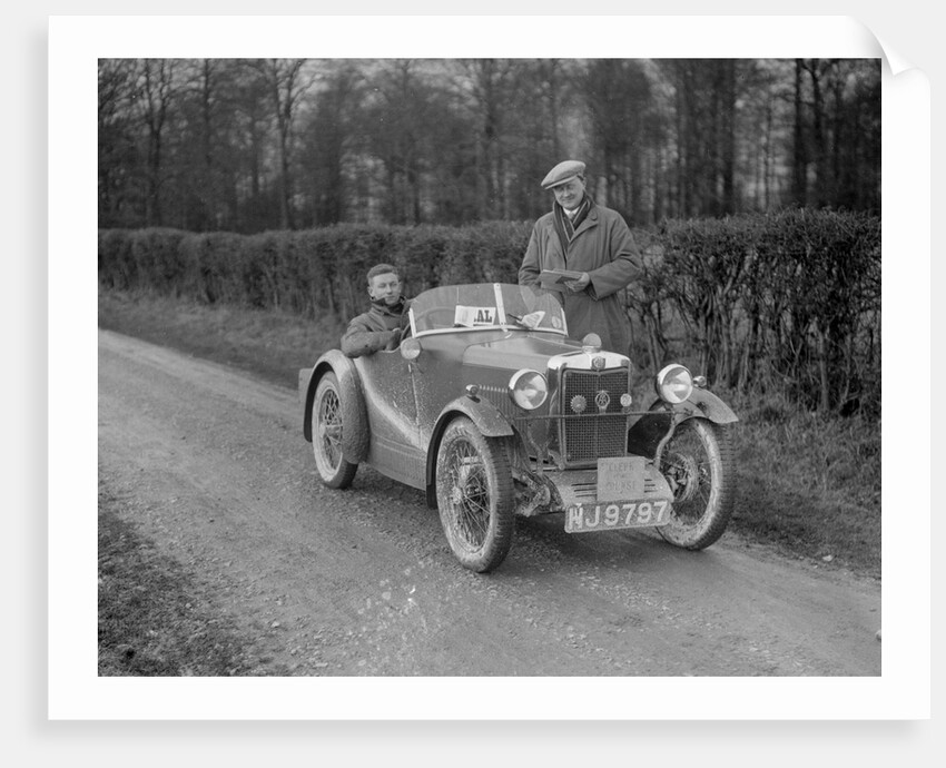 MG M Type, official's car at the MG Car Club Trial, 1931 by Bill Brunell