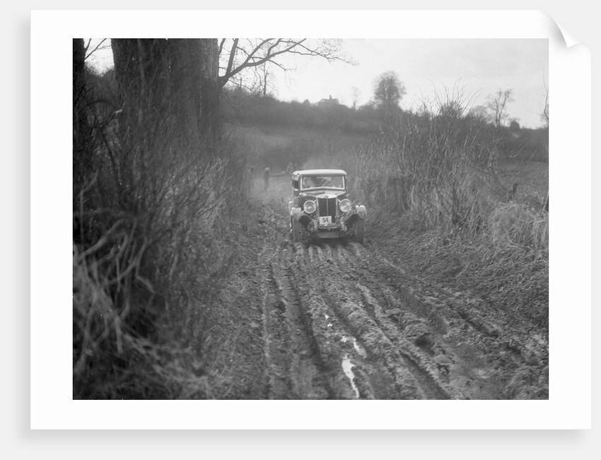 MG 18/80 of N Chichester-Smith competing in the MG Car Club Trial, Kimble Lane, Chilterns, 1931 by Bill Brunell