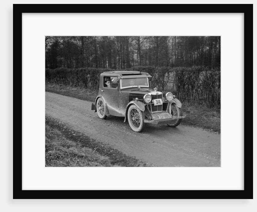 MG M Type of AS Curtis competing in the MG Car Club Trial, 1931 by Bill Brunell