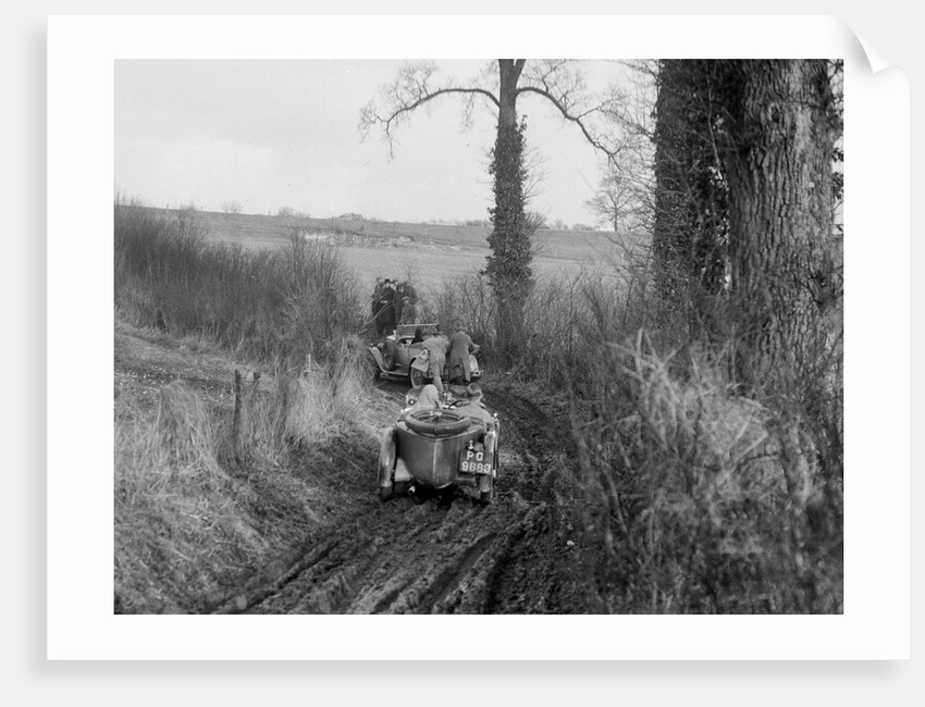 MG M Type and MG 18/80 competing in the MG Car Club Trial, 1931 by Bill Brunell