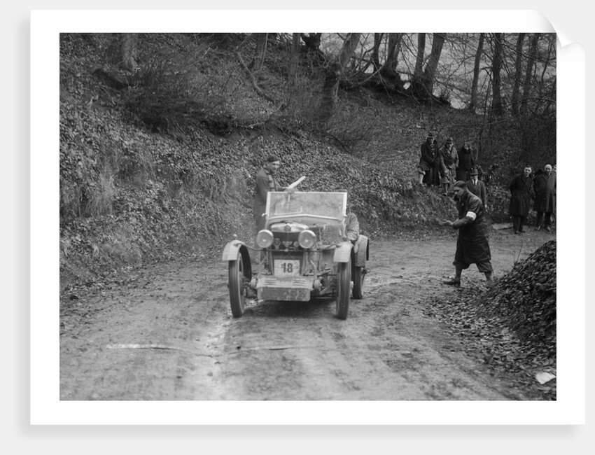 MG M Type 12/12 replica of Viscount Curzon, MG Car Club Trial, Waterworks Hill, Tring, 1931 by Bill Brunell