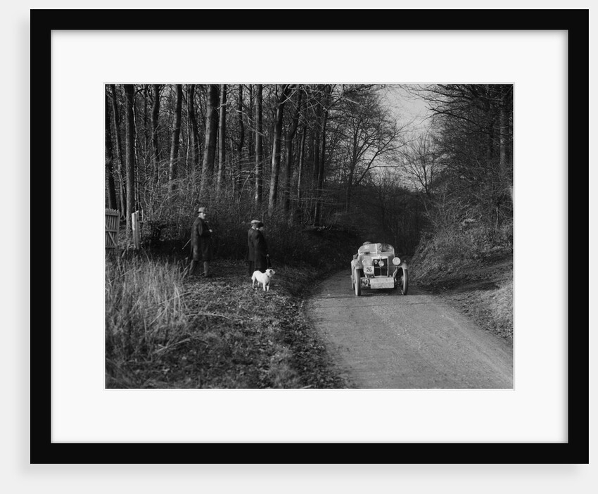 Standard 2-seater MG M Type of S Pepper competing in the MG Car Club Trial, 1931 by Bill Brunell