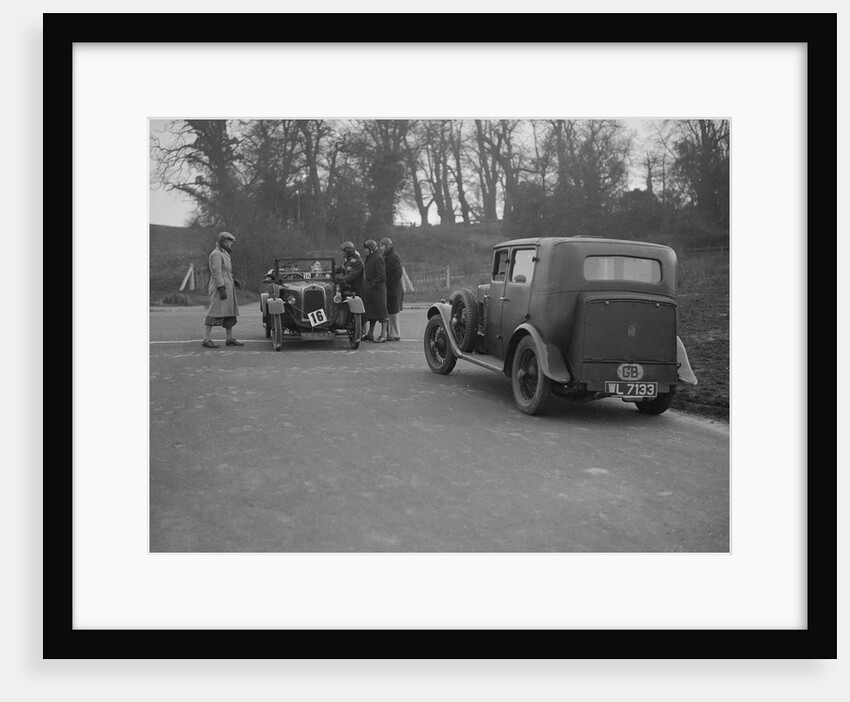 Talbot of EPH Jones and a MG 18/80 at the JCC Half-Day Trial, Ranmore Common, Surrey, 1930 by Bill Brunell