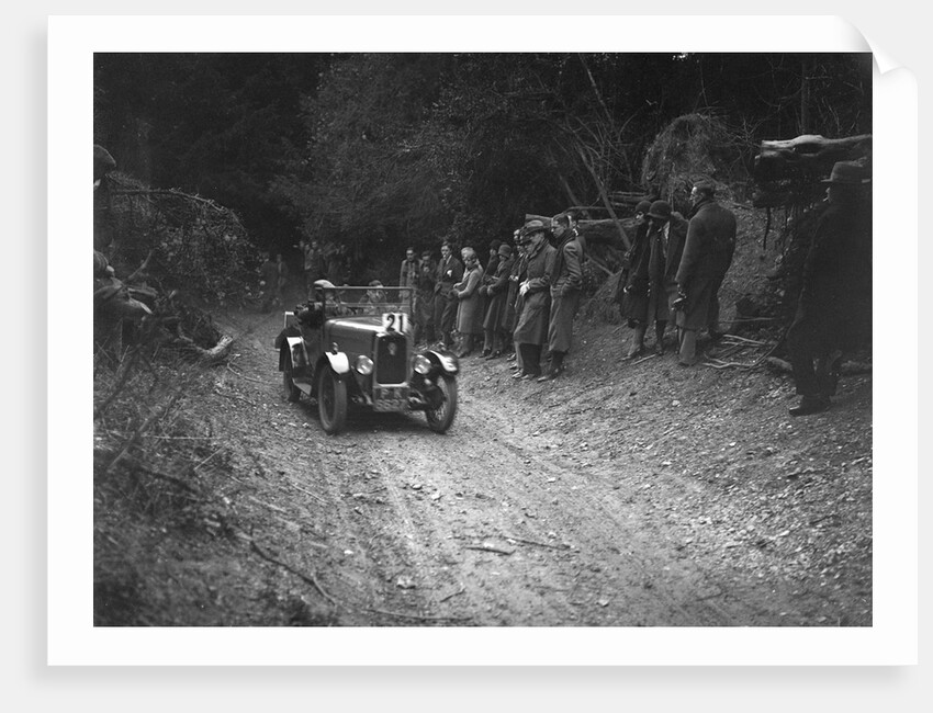 Triumph Super Seven of FA Thatcher, JCC Half-Day Trial, Goat Track, Ranmore Common, Surrey, 1930 by Bill Brunell
