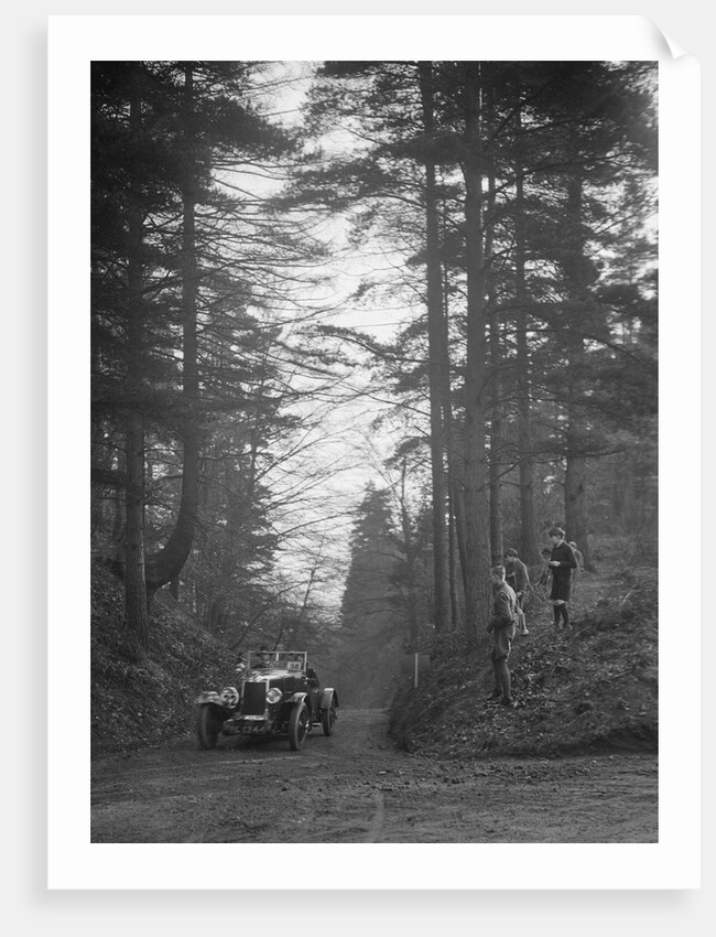 Lea-Francis Hyper 2-seater competing in the JCC Half-Day Trial, Hurtwood Hill, Surrey, 1930 by Bill Brunell