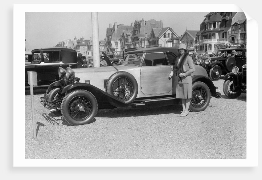 Delage at Boulogne Motor Week, France, 1928 by Bill Brunell