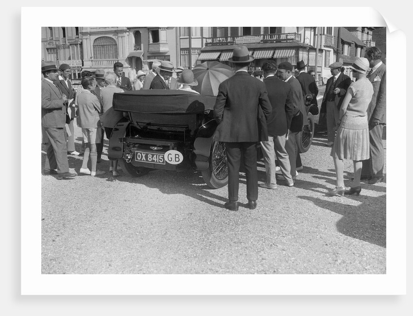 Bentley 4-seater of SK Thornley, Boulogne Motor Week, France, 1928 by Bill Brunell