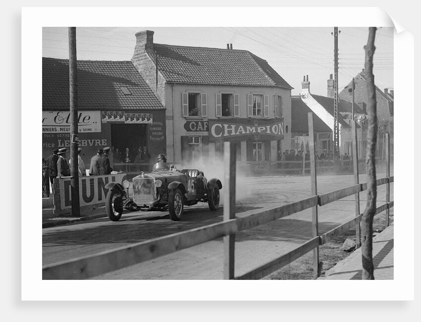 Alfa Romeo of FW Stiles, Boulogne Motor Week, France, 1928 by Bill Brunell
