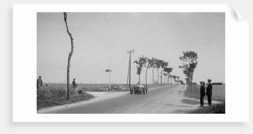 Delage of Malcolm Campbell, winner of the Grand Prix de Boulogne, Boulogne Motor Week, France, 1928 by Bill Brunell