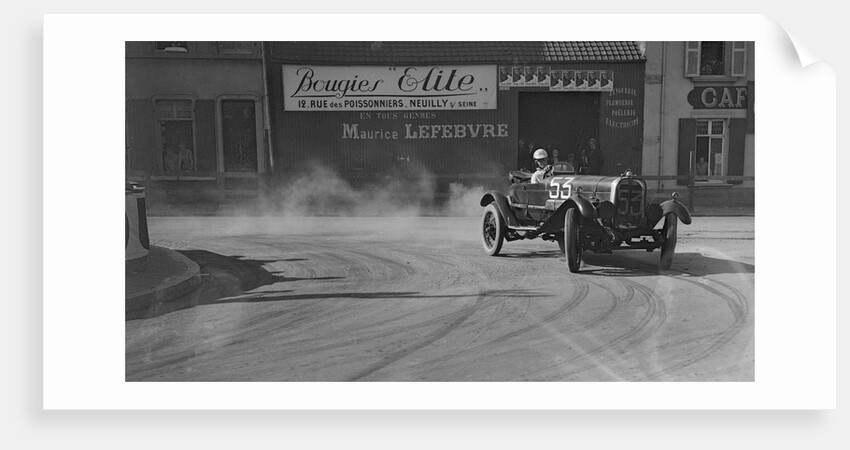 Alvis of Ruth Urquhart Dykes competing at the Boulogne Motor Week, France, 1928 by Bill Brunell