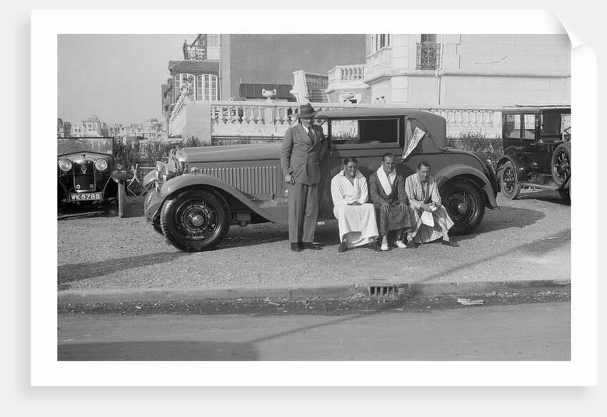 Minerva coupe at Boulogne Motor Week, France, 1928 by Bill Brunell