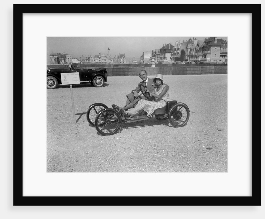Auto Red Bug electric buckboard at Boulogne Motor Week, France, 1928 by Bill Brunell