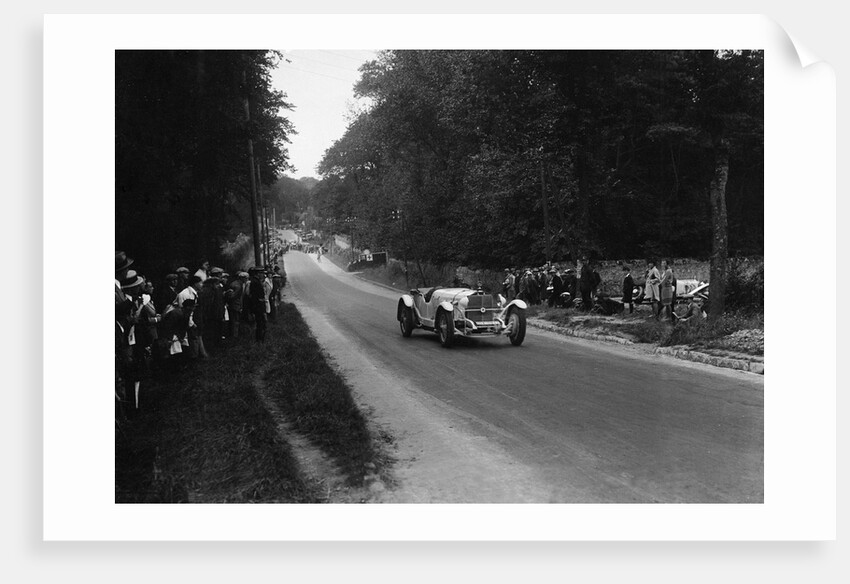 Mercedes-Benz SS of Baron Wentzel-Mosau, Boulogne Motor Week, east of La Capelle, France, 1928 by Bill Brunell