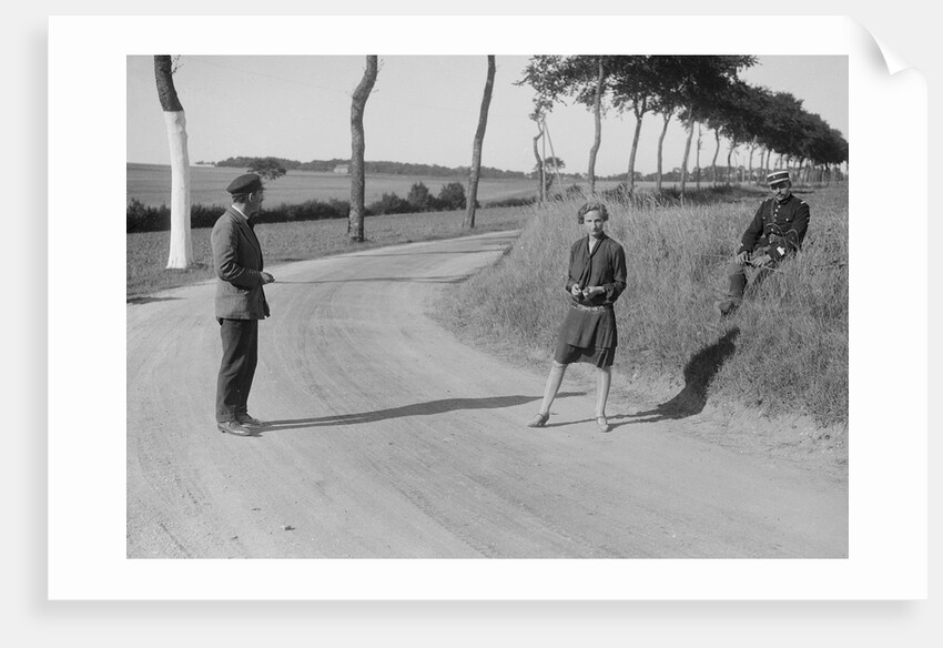 British racing driver Ruth Urquhart Dykes at the Boulogne Motor Week, St Martin, France, 1928 by Bill Brunell