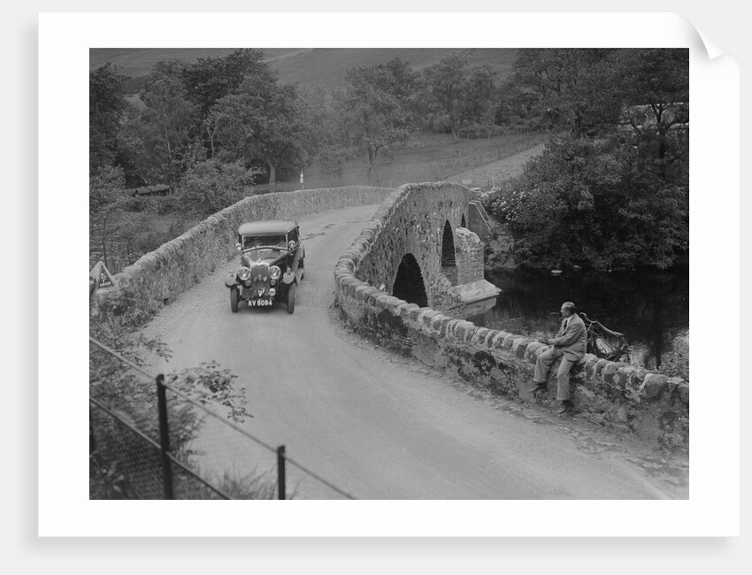Riley competing in the RSAC Scottish Rally, 1930s by Bill Brunell