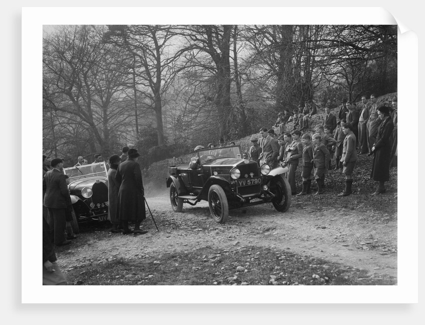 OM open 4-seat tourer, Bugatti Owners Club Trial, Nailsworth Ladder, Gloucestershire, 1932 by Bill Brunell