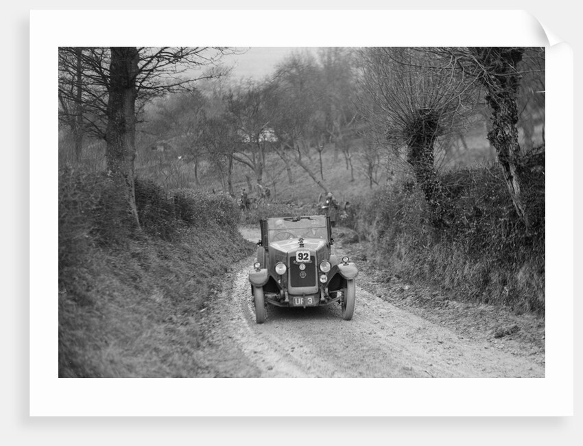 Bayliss-Thomas of WJ Haward competing in the NWLMC London-Gloucester Trial, 1931 by Bill Brunell