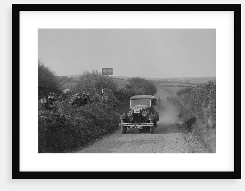 Standard saloon of AF Deane, MCC Lands End Trial, summit of Beggars Roost, Devon, 1933 by Bill Brunell