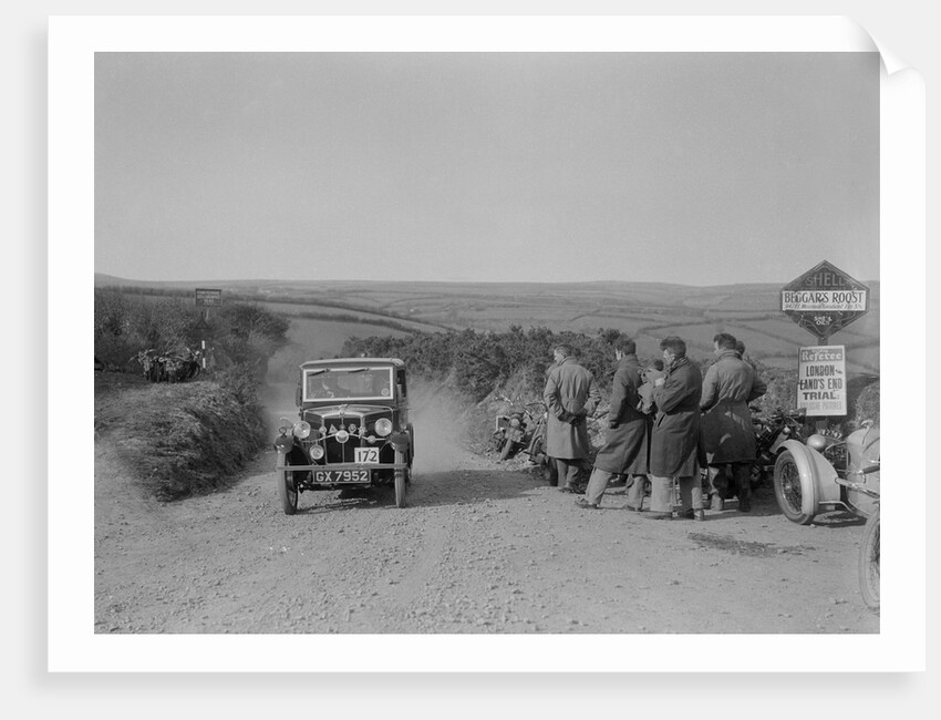 Morris of HG Smith, MCC Lands End Trial, summit of Beggars Roost, Devon, 1933 by Bill Brunell
