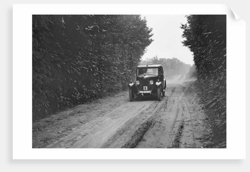 Riley Monaco saloon competing in the Brighton & Hove Motor Club Trial, 1920s by Bill Brunell