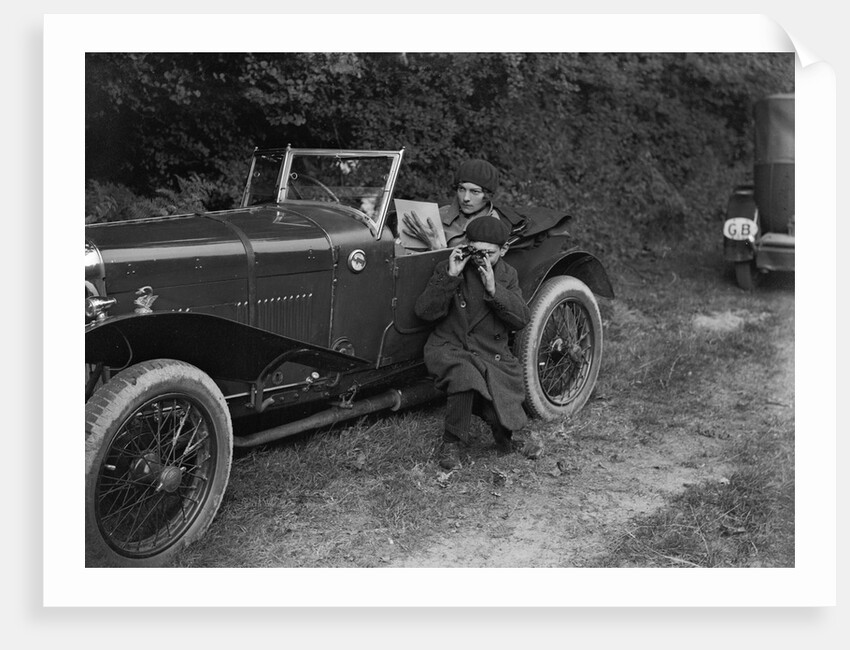 Amilcar CGS3 of HP Powell at the Brighton & Hove Motor Club Trial, 1920s by Bill Brunell