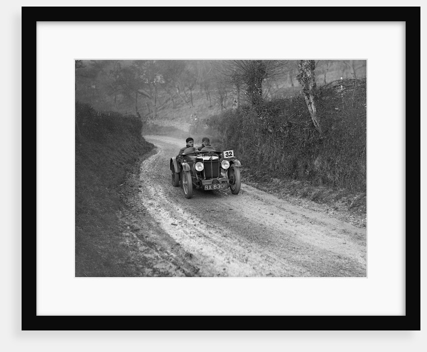 MG C-type of HS Linfield competing in the Inter-Varsity Trial, 1930s by Bill Brunell