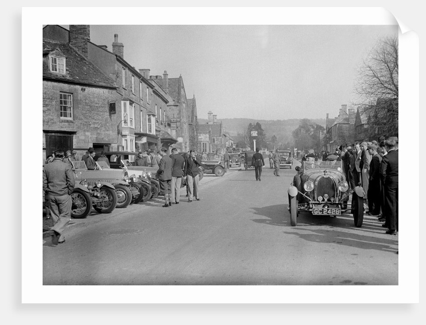 Bugattis at a Bugatti Owners Club meeting, Broadway, Worcestershire, 1937 by Bill Brunell