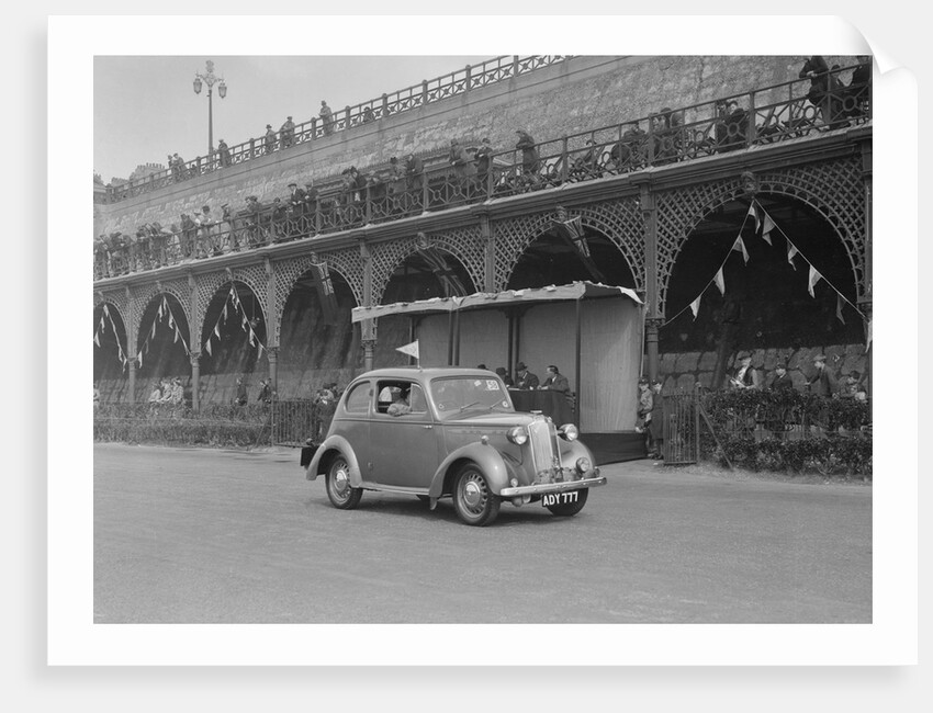 Vauxhall 10 of Miss IM Burton at the RAC Rally, Madeira Drive, Brighton, 1939 by Bill Brunell